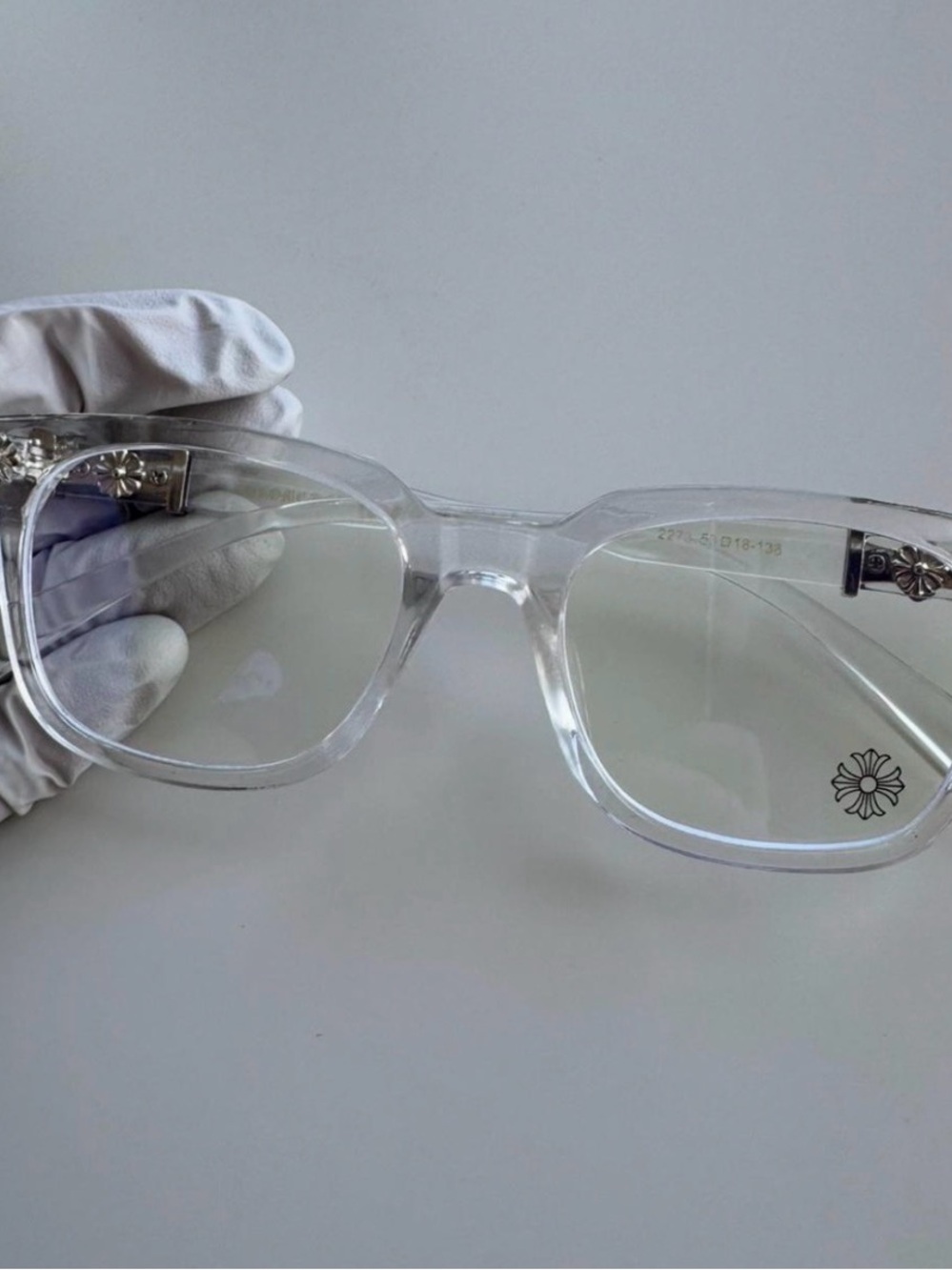 Chrome Hearts Clear with Logo and Silver Hardware - Picture 2 of 4